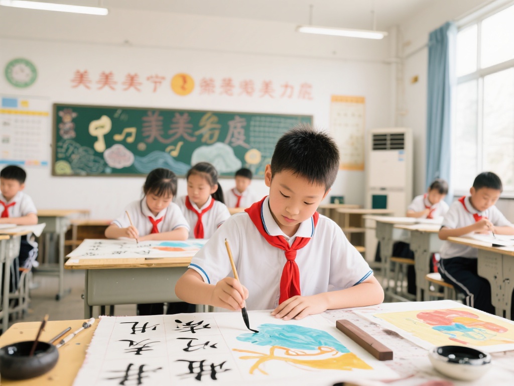 美育&nbsp;培养审美能力与创造力
美育则侧重于提升学生